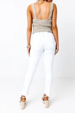 The Sloane High Waist Skinny In White 15 The Sloane High Waist Skinny In White -Jacket and Coats Shop 1806203401000 2023032708251600 bcad6883the sloane high waist skinny in white