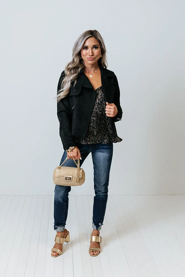 Instant Connection Faux Suede Jacket 2 Instant Connection Faux Suede Jacket - Image 2