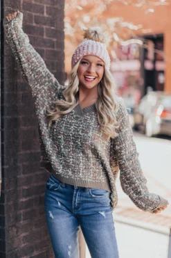 Sparks And Kisses Knit Sweater