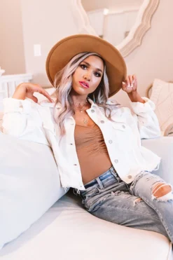 The Ronan Distressed Denim Jacket In White -Jacket and Coats Shop 2004152578000 2020042911014900 64cd5eacthe ronan distressed denim jacket in white