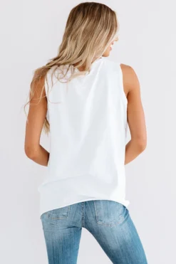 North Star Shift Top In White -Jacket and Coats Shop 2006307992000 2020082014014400 4d421fbfnorth star shift top in white