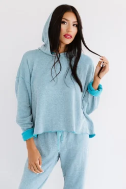 Cozy Called Hoodie In Blue