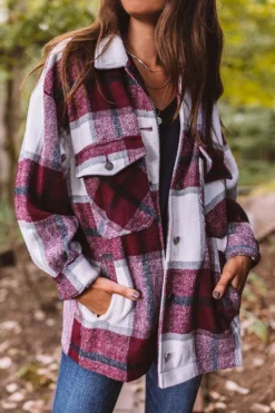 Redwoods Adventure Plaid Jacket In Wine 15 Redwoods Adventure Plaid Jacket In Wine -Jacket and Coats Shop 2008177581000 2020091416531800 2d8b15bdredwoods adventure plaid jacket in wine