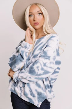 Comfort Zone Tie Dye Sweatshirt In Blue 7 Comfort Zone Tie Dye Sweatshirt In Blue -Jacket and Coats Shop 2009088414000 2020100716294600 9ae53dfbcomfort zone tie dye sweatshirt in blue