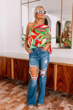 The Claire High Waist Distressed Flares 17 The Claire High Waist Distressed Flares -Jacket and Coats Shop 2009111733000 2023021612071100 84557c6dthe claire high waist distressed flares