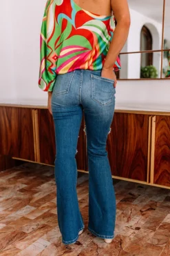 The Claire High Waist Distressed Flares 16 The Claire High Waist Distressed Flares -Jacket and Coats Shop 2009111733000 2023021612071300 0d414f93the claire high waist distressed flares