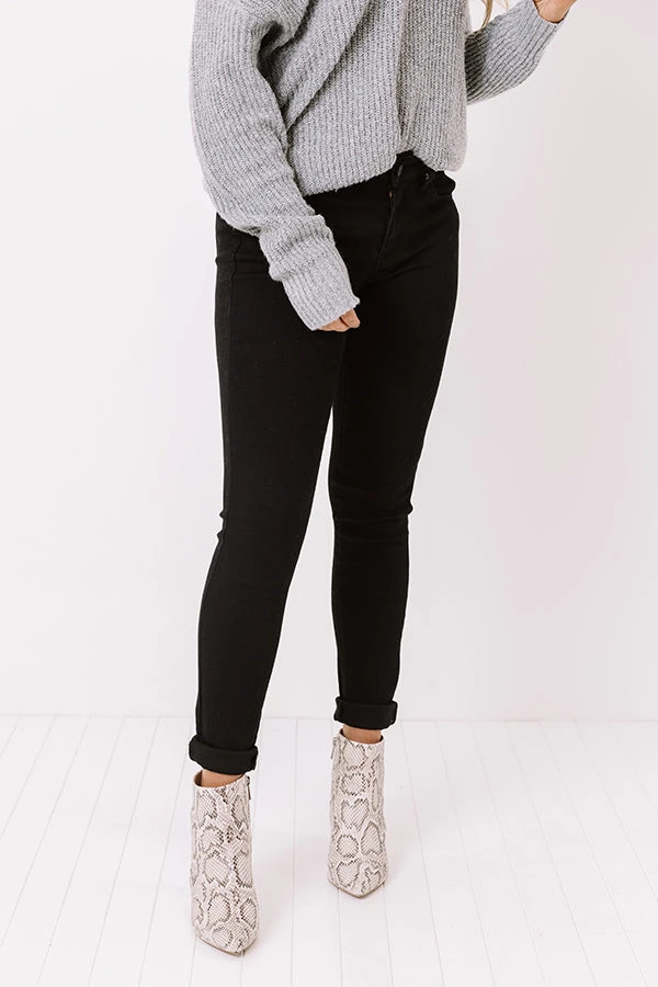 The Parker Midrise Skinny In Black 1 The Parker Midrise Skinny In Black