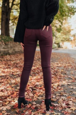The Cress High Waist Skinny In Windsor Wine -Jacket and Coats Shop 2010158612000 2020102713242700 2f3c5564newproduct