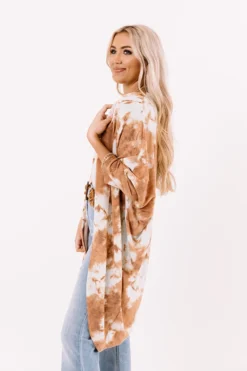 Forever Friend Tie Dye Cardigan In Rust -Jacket and Coats Shop 2010293386000 2021030112380600 ac0b5b1bforever friend tie dye cardigan in rust