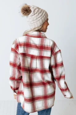 Cozy Up In Carolina Plaid Jacket In Aurora Red 13 Cozy Up In Carolina Plaid Jacket In Aurora Red -Jacket and Coats Shop 2011028248000 2021111111281600 02625be4cozy up in carolina plaid jacket in aurora red