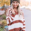 Latte Meet Up Stripe Sweater