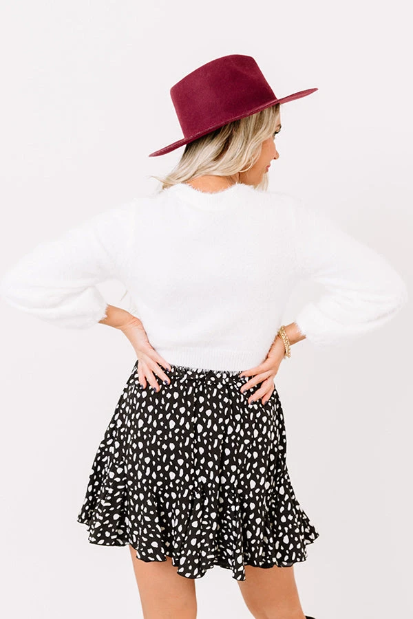 Just Like Magic Eyelash Knit Sweater In White 8 Just Like Magic Eyelash Knit Sweater In White - Image 8