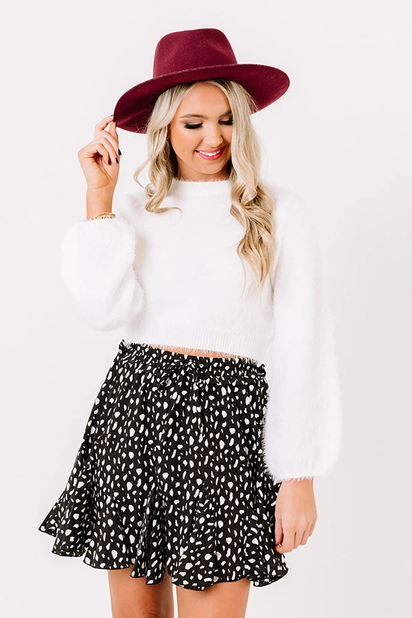 Just Like Magic Eyelash Knit Sweater In White 5 Just Like Magic Eyelash Knit Sweater In White - Image 5