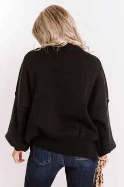 Latte Smiles Knit Sweater In Black 9 Latte Smiles Knit Sweater In Black -Jacket and Coats Shop 2012153863000 2021011209555600 9dd957ealatte smiles knit sweater in black