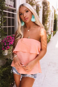 Day To Remember Shift Top In Coral