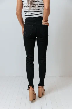 The Emory High Waist Distressed Ankle Skinny In Black -Jacket and Coats Shop 2104142003000 2021042911310800 6bfca82cthe emory high waist distressed ankle skinny in black