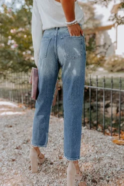 The Harris High Waist Distressed Relaxed Jean -Jacket and Coats Shop 2105137665000 2022080908202600 d6e68771the harris high waist distressed relaxed jean