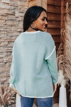 Upstate Weather Sweater In Aqua -Jacket and Coats Shop 2107268589000 2021081713400900 88a1b328upstate weather sweater in aqua