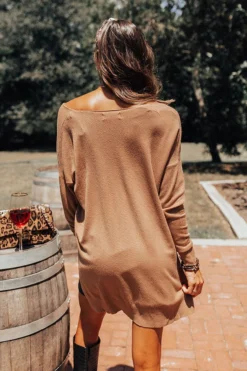 Napa Chill Shift Sweater In Dark Camel 10 Napa Chill Shift Sweater In Dark Camel -Jacket and Coats Shop 2107268945000 2021081610362900 8aa470cdnapa chill shift sweater in dark camel