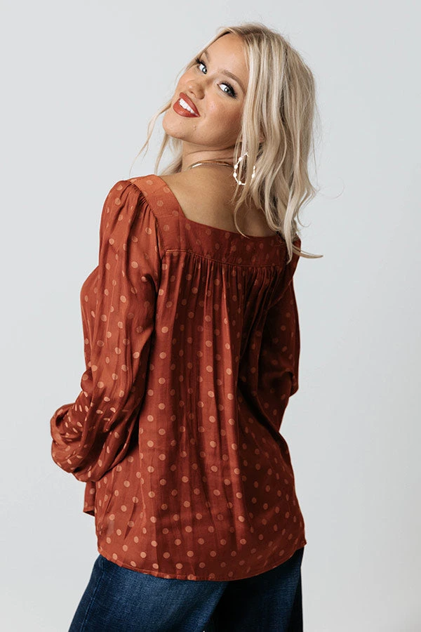 Link Up Shift Top In Rust 8 Link Up Shift Top In Rust - Image 8