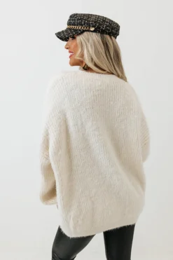 S'mores And Cozy Knit Sweater In Ivory -Jacket and Coats Shop 2109031406000 2022112310225400 17cbef08smores and cozy knit sweater in ivory