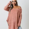 Sweet Shivers Chenille Tunic Sweater