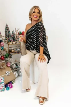 Ready To Wine Down Polka Dot Top Curves -Jacket and Coats Shop 2109152800000 2022112114095000 daac8b0dready to wine down polka dot top curves