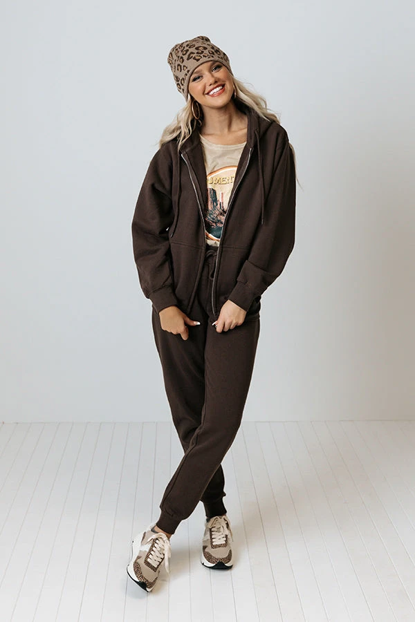 Count On You Sweater In Chestnut 2 Count On You Sweater In Chestnut - Image 2