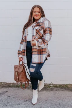 Road Trip To The Rockies Plaid Jacket Curves