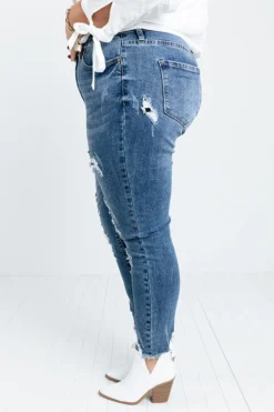 The Jenson High Waist Distressed Ankle Skinny Curves -Jacket and Coats Shop 2109213287000 2021102811252200 6ae3bff8the jenson high waist distressed ankle skinny curves