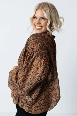 Nights In LA Leopard Top Curves -Jacket and Coats Shop 2109221744000 2021110513001500 00e90f05nights in la leopard top curves