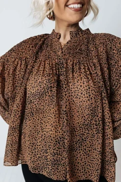 Nights In LA Leopard Top Curves -Jacket and Coats Shop 2109221744000 2021110513001500 98846393nights in la leopard top curves