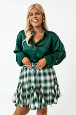 Small Town Holiday Skirt In Green Curves -Jacket and Coats Shop 2109224284000 2022080209354700 71f409f2small town holiday skirt in green curves