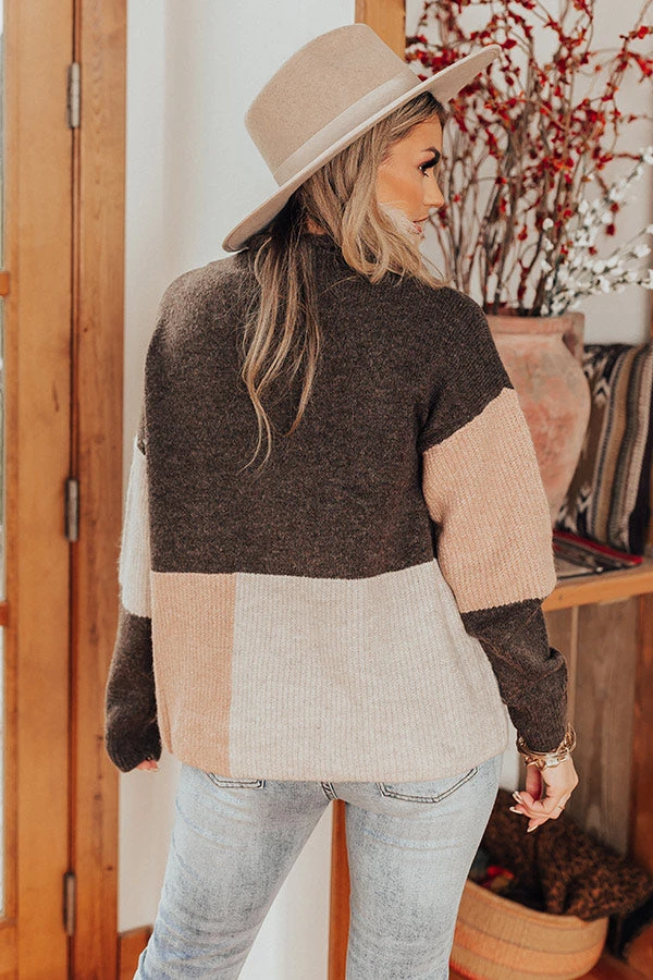 Mountainside Sips Sweater In Espresso 3 Mountainside Sips Sweater In Espresso - Image 3