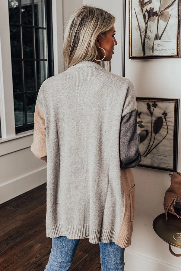 Release Your Worries Cardigan In Grey 5 Release Your Worries Cardigan In Grey - Image 5