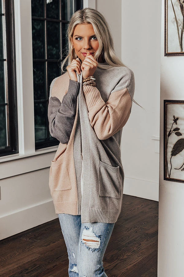 Release Your Worries Cardigan In Grey 4 Release Your Worries Cardigan In Grey - Image 4