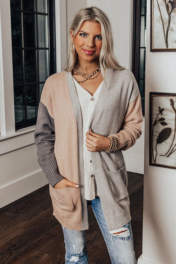 Release Your Worries Cardigan In Grey 3 Release Your Worries Cardigan In Grey - Image 3