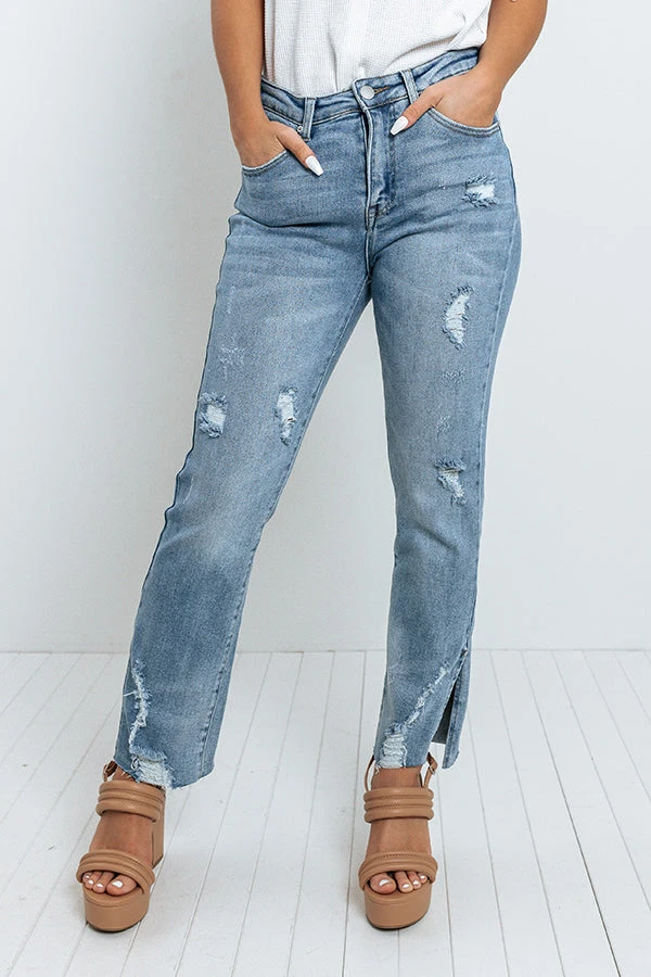 The Gaia High Waist Distressed Skinny 5 The Gaia High Waist Distressed Skinny - Image 5