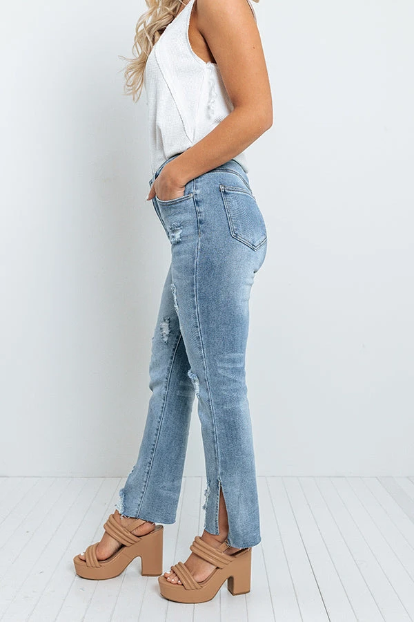 The Gaia High Waist Distressed Skinny 6 The Gaia High Waist Distressed Skinny - Image 6