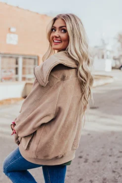 Cozy World Sherpa Corduroy Jacket In Iced Latte -Jacket and Coats Shop 2112086453000 2021122216223500 13dee16ccozy world sherpa corduroy jacket in iced latte