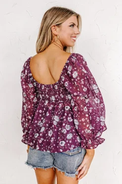 Tell You Something Floral Top -Jacket and Coats Shop 2203086833000 2023051719203700 4d3de3fatell you something floral top