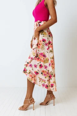 Floral Paradise Wrap Skirt -Jacket and Coats Shop 2204072876000 2022050308435200 1288c1b4floral paradise wrap skirt