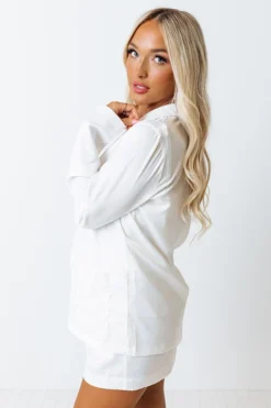 Winning Awards Blazer In Ivory -Jacket and Coats Shop 2205162154000 2022052411411400 9008ea08winning awards blazer in ivory