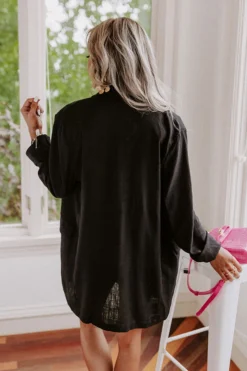 Round Trip Ticket Linen-Blend Blazer In Black -Jacket and Coats Shop 2205209621000 2022060112234100 95553acdround trip ticket linen blend blazer in black