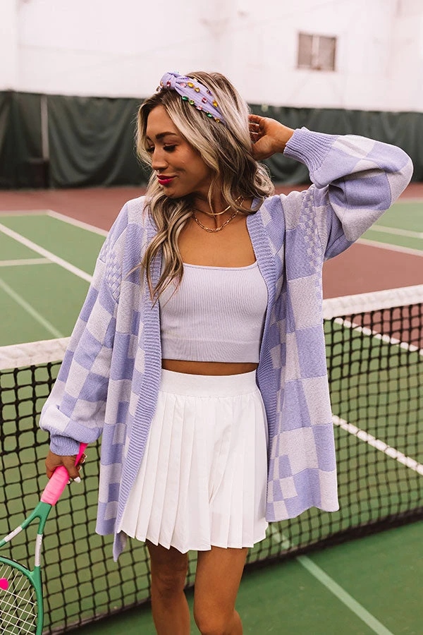 The Dottie Pleated Skort In White 2 The Dottie Pleated Skort In White - Image 2