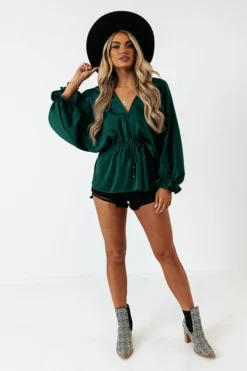 Late Night Talks Top In Teal -Jacket and Coats Shop 2206234351000 2022071908272400 3ac23351late night talks top in teal