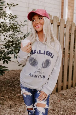 Malibu Tennis Club French Terry Graphic Hoodie Top -Jacket and Coats Shop 2207141536000 2022120213363700 a92eb518malibu tennis club french terry graphic hoodie top