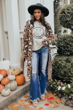 Snow Kissed Cutie Leopard Cardigan -Jacket and Coats Shop 2208194599000 2022092007430700 0328aebfsnow kissed cutie leopard cardigan