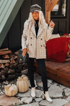 Showing Up Early Tweed Blazer