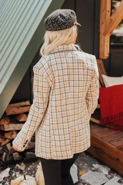 Showing Up Early Tweed Blazer -Jacket and Coats Shop 2209224633000 2022100509073300 95ed9b3dshowing up early tweed blazer